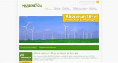 Desktop Screenshot of marbenergia.com