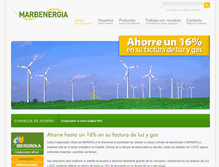 Tablet Screenshot of marbenergia.com
